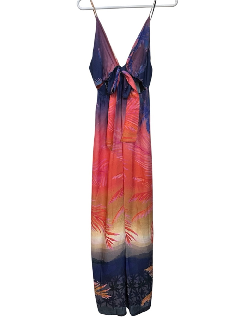 FARM Rio X Anthropologie Jungle Wide Leg Jumpsuit - Picture 4 of 10